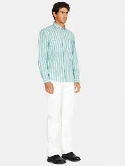 Men Sisley Shirts<Striped Shirt With Pockets
