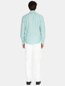 Men Sisley Shirts<Striped Shirt With Pockets