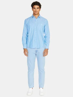 Men Sisley Shirts<Striped Shirt With Pockets