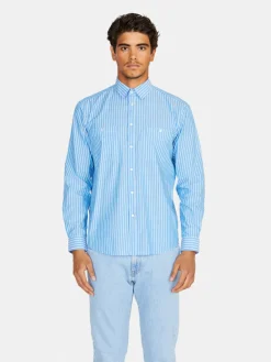 Men Sisley Shirts<Striped Shirt With Pockets