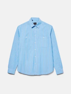 Men Sisley Shirts<Striped Shirt With Pockets