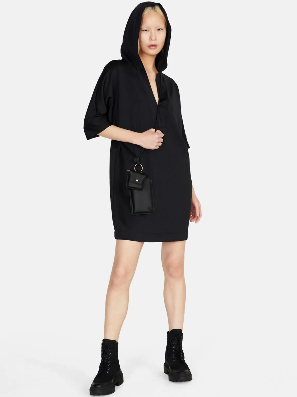 Women Sisley Dresses<Sweater Dress With Hood