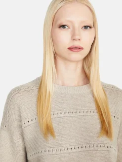 Women Sisley Jumpers & Knitwear<Sweater With Ajour