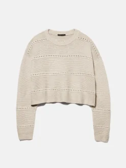 Women Sisley Jumpers & Knitwear<Sweater With Ajour