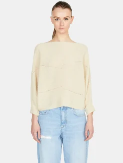 Women Sisley Jumpers & Knitwear<Sweater With Kimono Sleeves