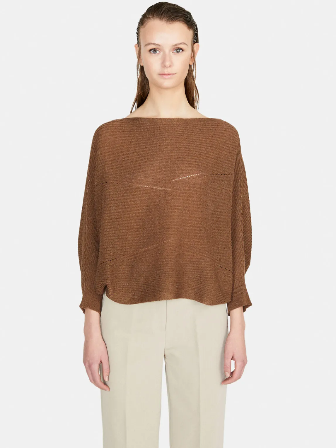 Women Sisley Jumpers & Knitwear<Sweater With Kimono Sleeves