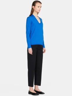 Women Sisley Jumpers & Knitwear<Sweater With Plunging Neckline