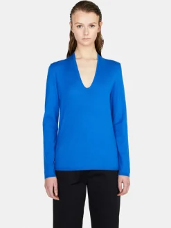 Women Sisley Jumpers & Knitwear<Sweater With Plunging Neckline