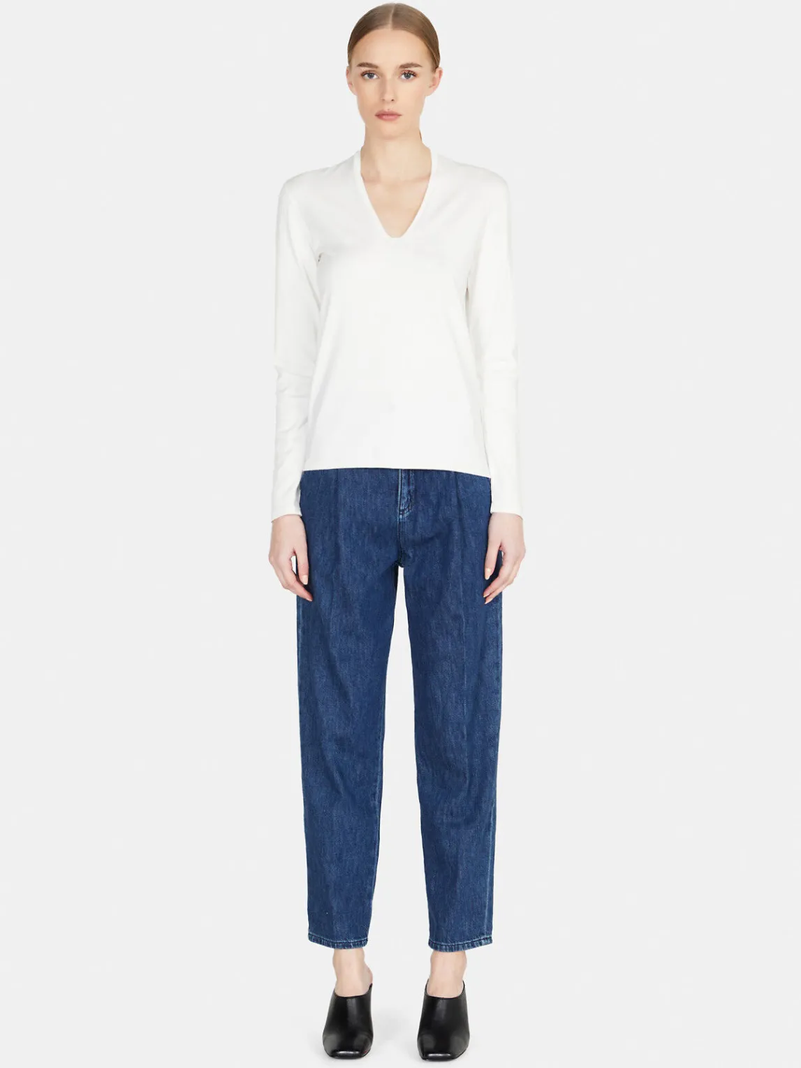 Women Sisley Jumpers & Knitwear<Sweater With Plunging Neckline