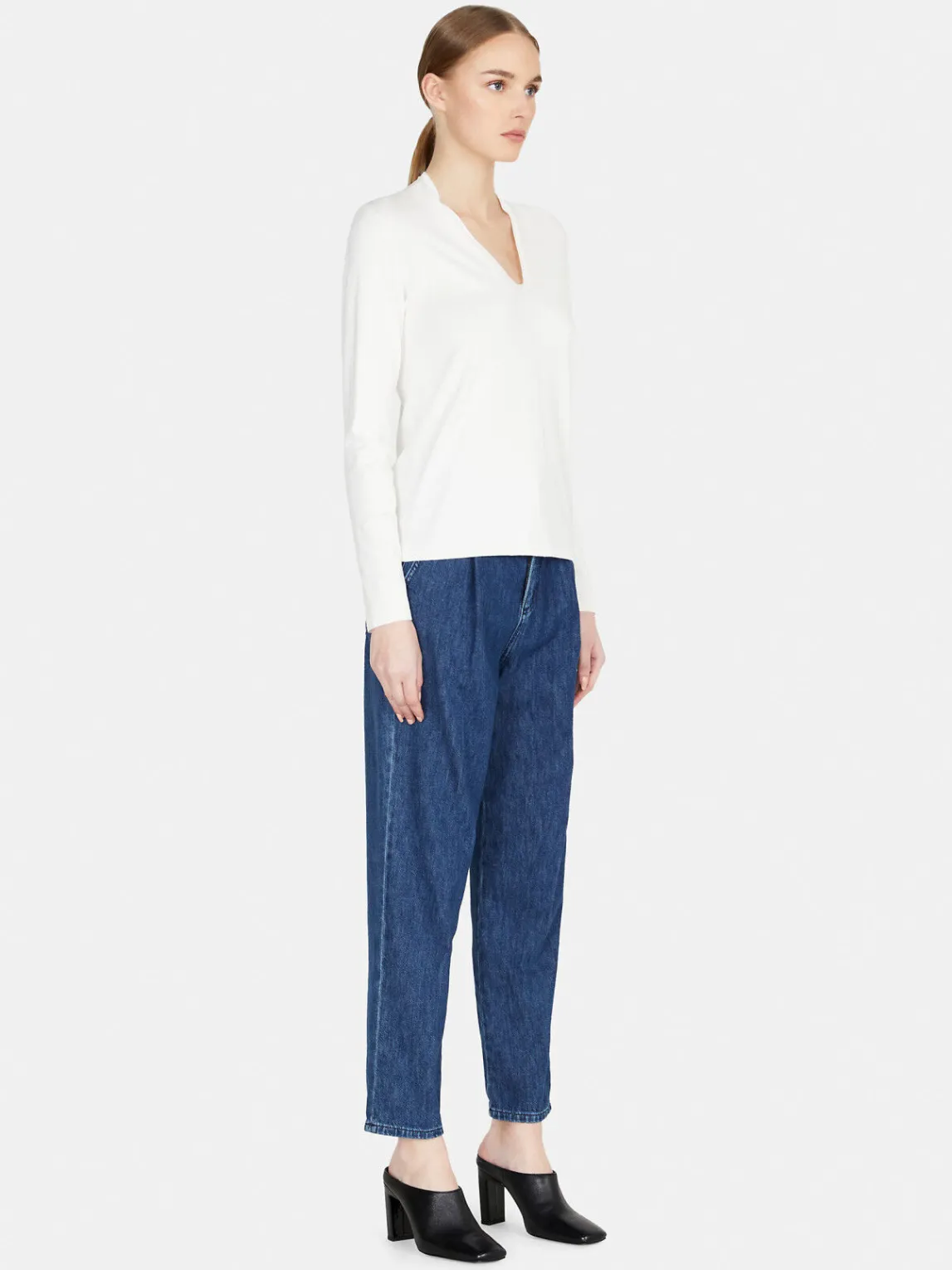 Women Sisley Jumpers & Knitwear<Sweater With Plunging Neckline