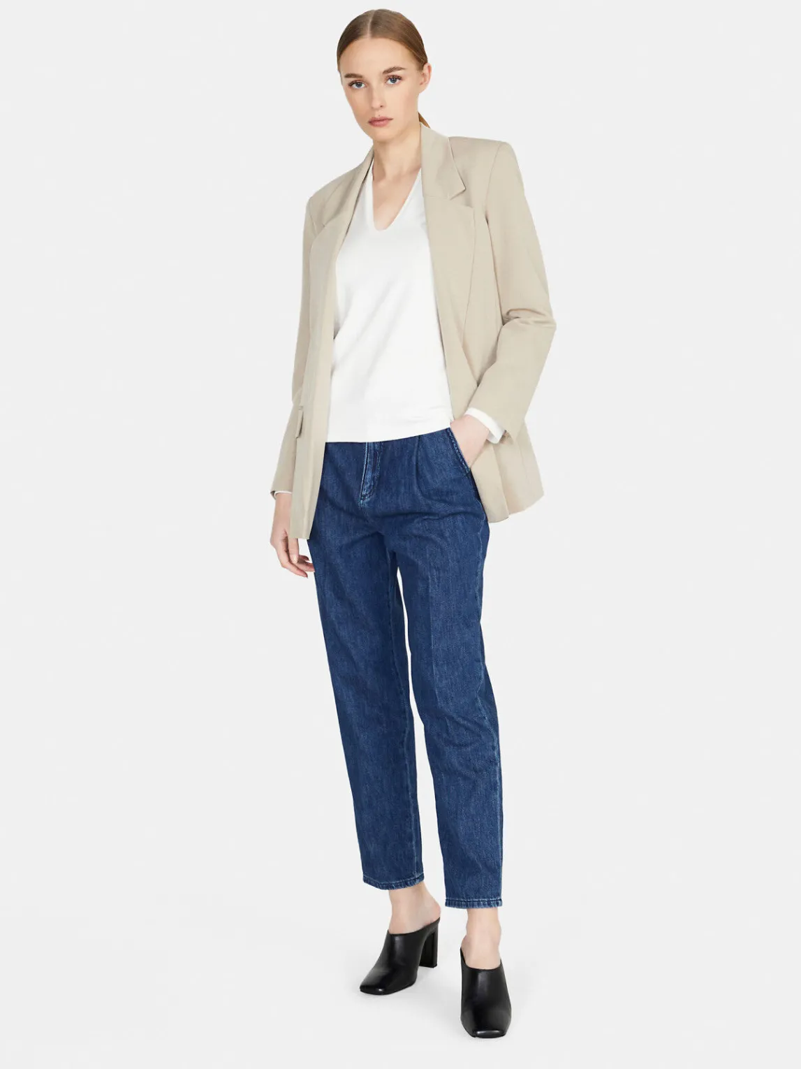 Women Sisley Jumpers & Knitwear<Sweater With Plunging Neckline