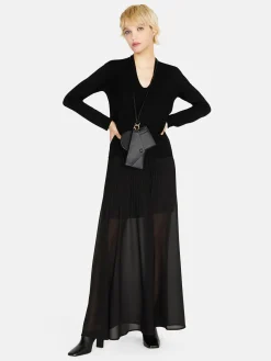 Women Sisley Jumpers & Knitwear<Sweater With Plunging Neckline