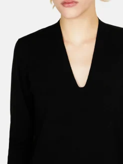 Women Sisley Jumpers & Knitwear<Sweater With Plunging Neckline