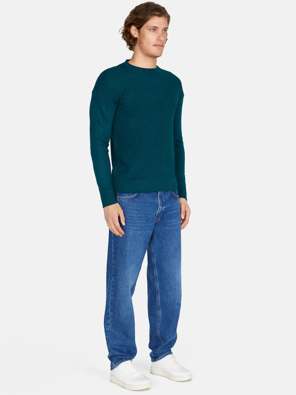 Men Sisley Jumpers & Knitwear<Sweater With Stitching Features