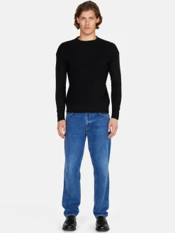 Men Sisley Jumpers & Knitwear<Sweater With Stitching Features