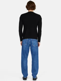 Men Sisley Jumpers & Knitwear<Sweater With Stitching Features