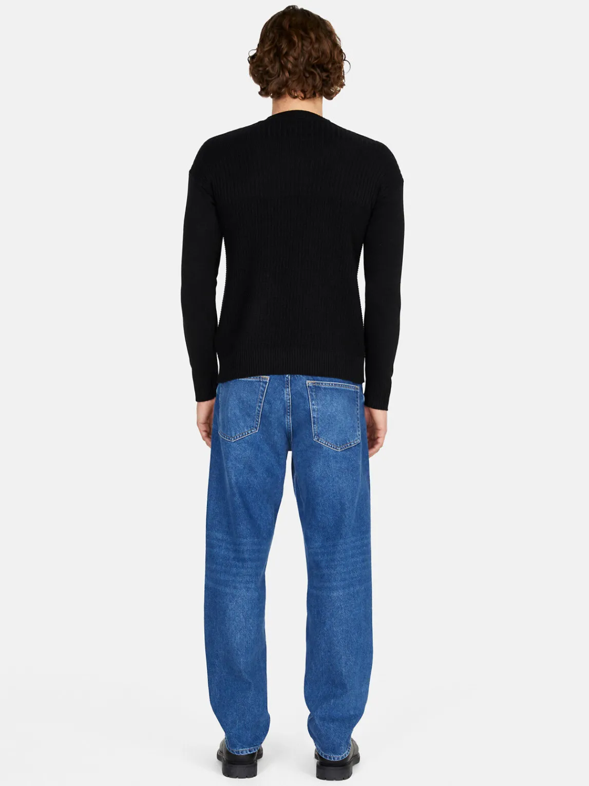 Men Sisley Jumpers & Knitwear<Sweater With Stitching Features