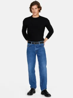 Men Sisley Jumpers & Knitwear<Sweater With Stitching Features