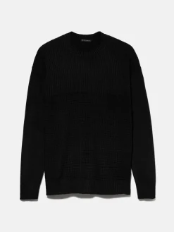 Men Sisley Jumpers & Knitwear<Sweater With Stitching Features