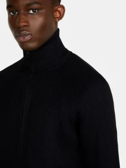 Men Sisley Jumpers & Knitwear<Sweater With Zip