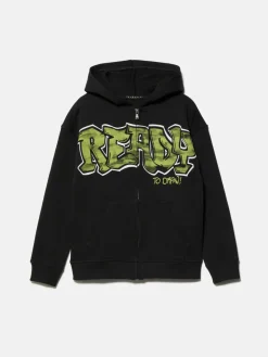 Boys Sisley Jumpers & Cardigans<Sweatshirt With Graffiti Print