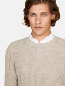 Men Sisley Jumpers & Knitwear<Textured Sweater