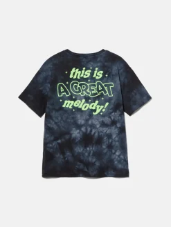 Boys Sisley Shirts & T-Shirts<Tie-Dye T-Shirt With Print