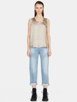 Women Sisley Tops & T-Shirts<Top In Satin