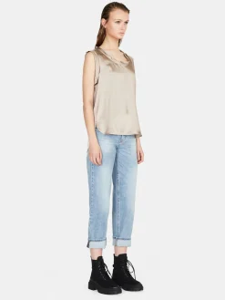 Women Sisley Tops & T-Shirts<Top In Satin