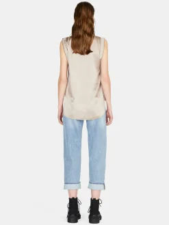 Women Sisley Tops & T-Shirts<Top In Satin