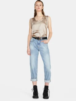 Women Sisley Tops & T-Shirts<Top In Satin