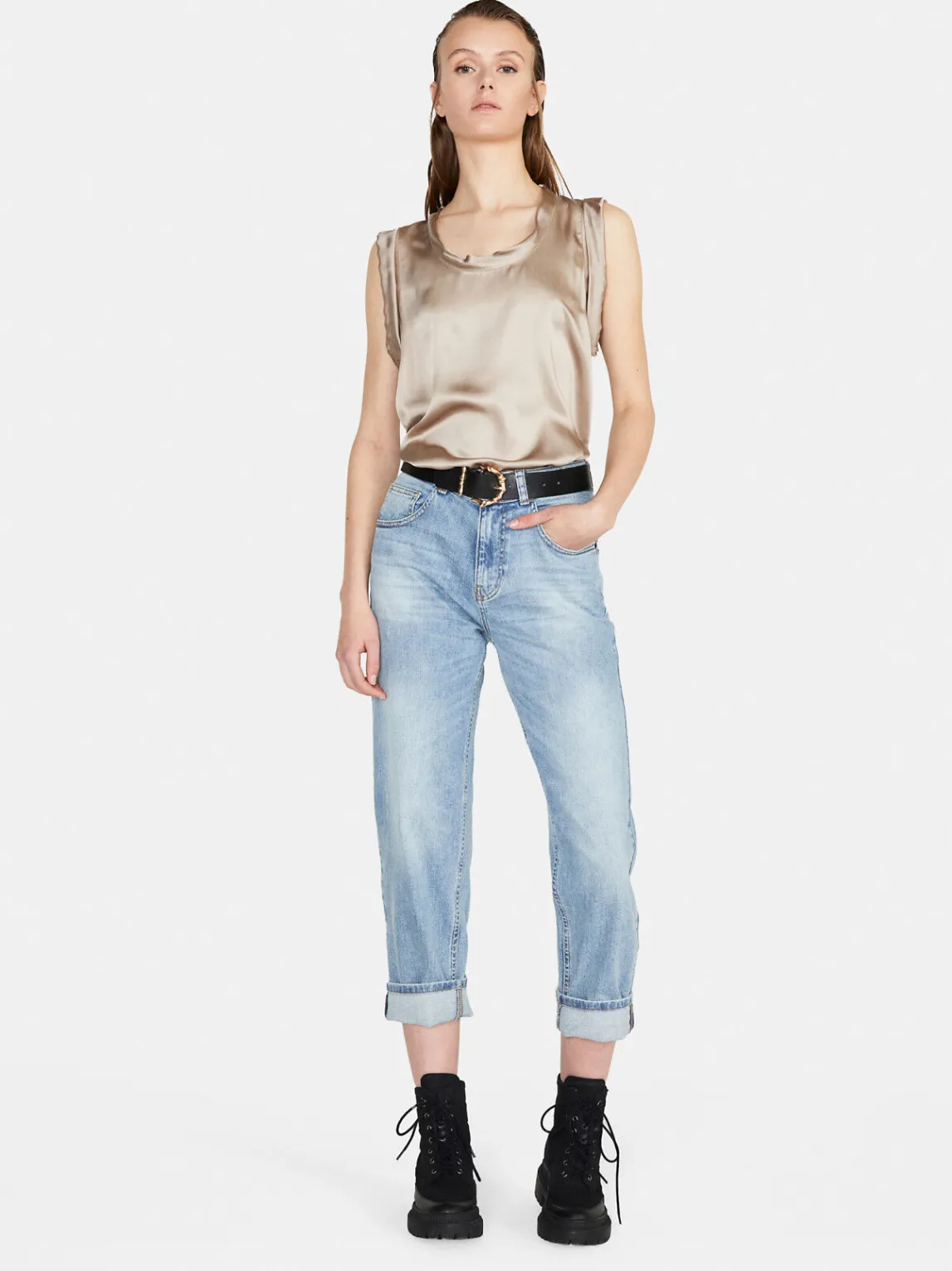 Women Sisley Tops & T-Shirts<Top In Satin