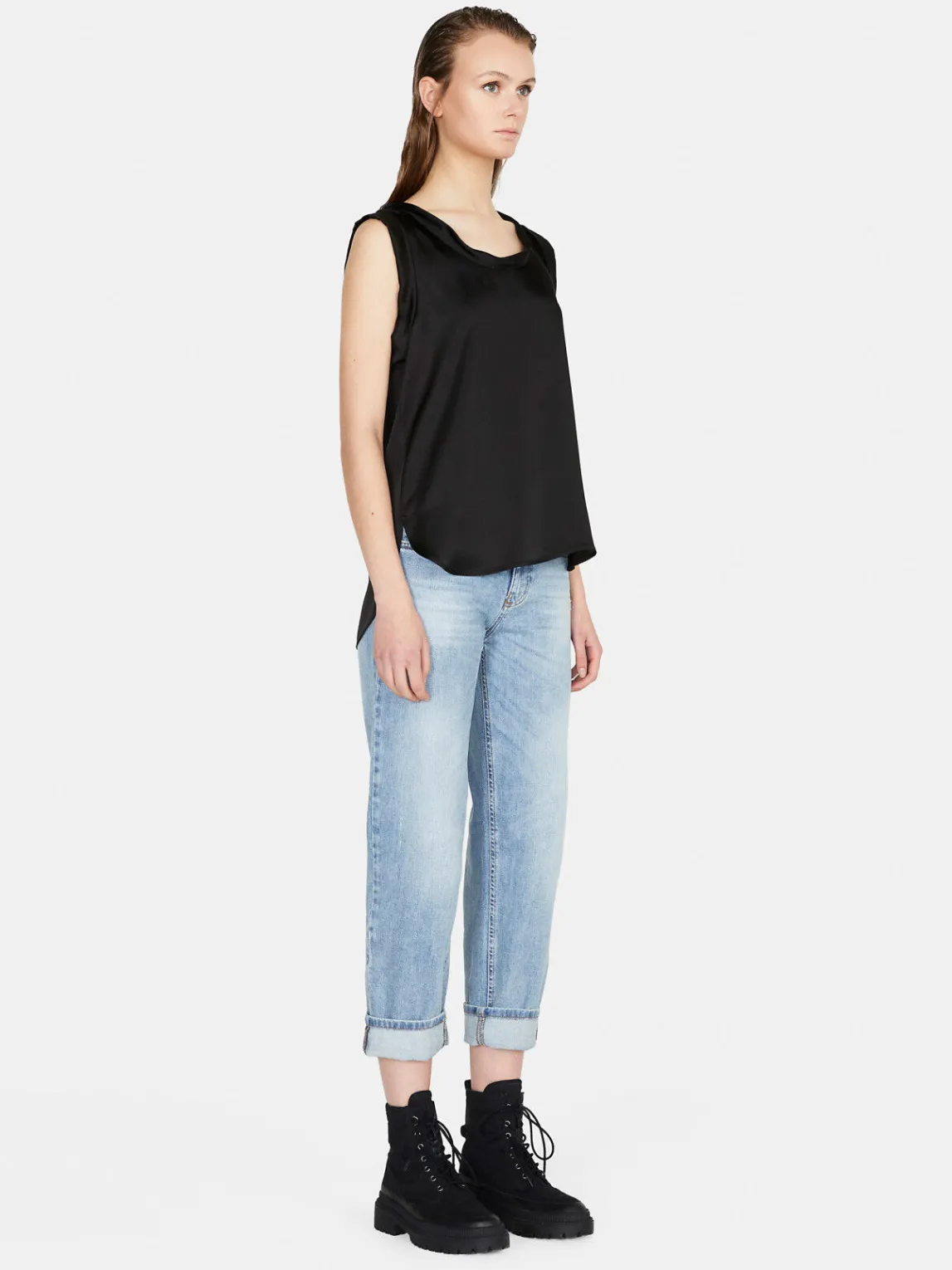 Women Sisley Tops & T-Shirts<Top In Satin
