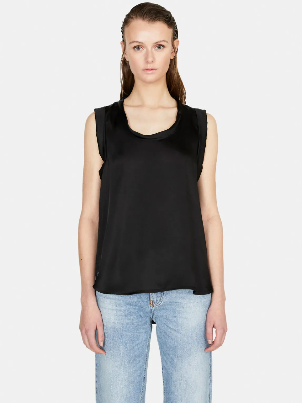 Women Sisley Tops & T-Shirts<Top In Satin