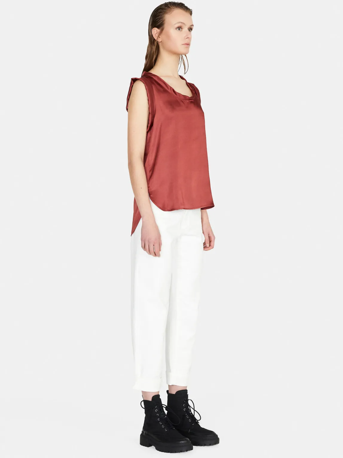 Women Sisley Tops & T-Shirts<Top In Satin