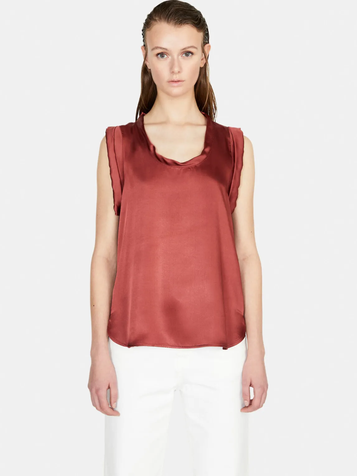 Women Sisley Tops & T-Shirts<Top In Satin