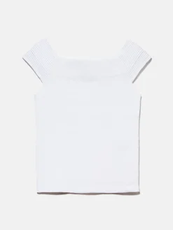 Women Sisley Tops & T-Shirts<Top With Bare Shoulders