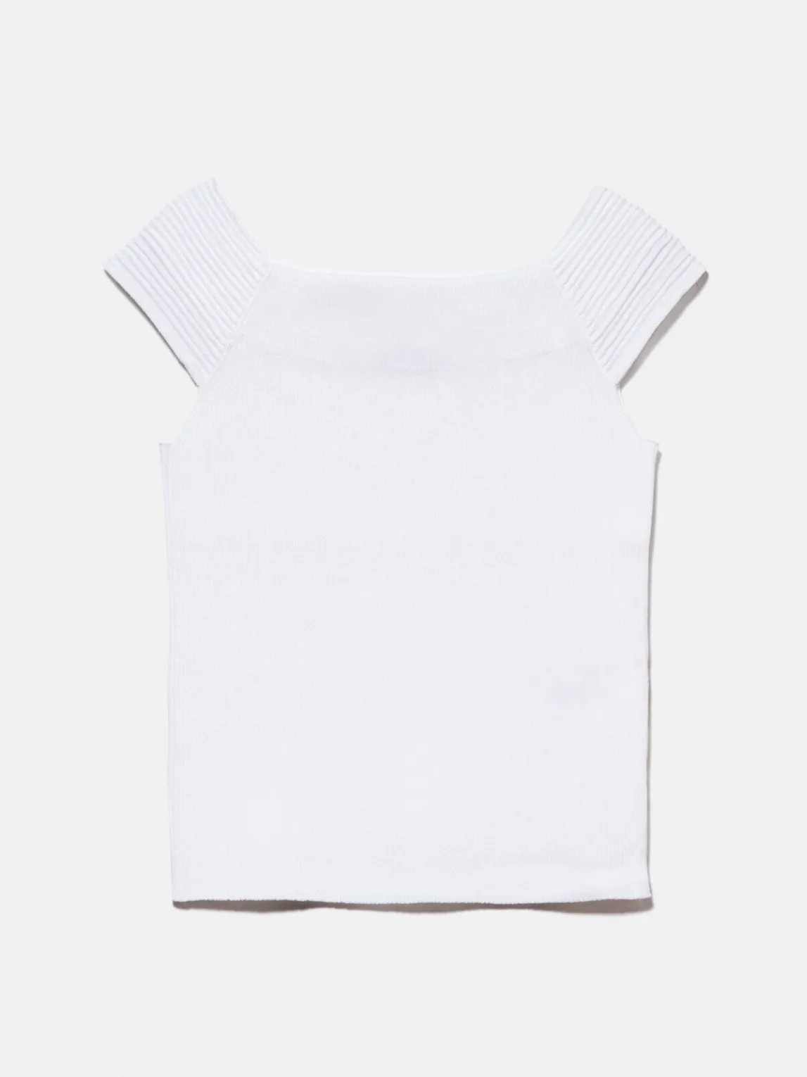 Women Sisley Tops & T-Shirts<Top With Bare Shoulders