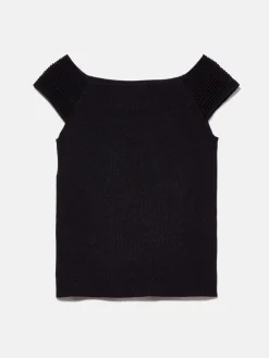 Women Sisley Tops & T-Shirts<Top With Bare Shoulders