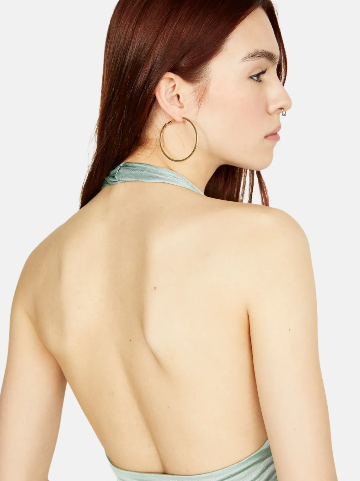 Women Sisley Tops & T-Shirts<Top With Crisscrossed Neck