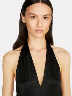 Women Sisley Tops & T-Shirts<Top With Crisscrossed Neck