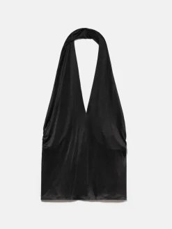 Women Sisley Tops & T-Shirts<Top With Crisscrossed Neck
