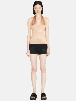 Women Sisley Tops & T-Shirts<Top With Crisscrossed Neck