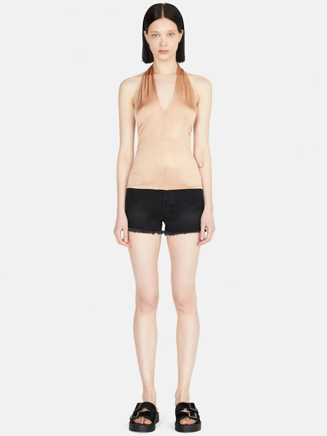Women Sisley Tops & T-Shirts<Top With Crisscrossed Neck