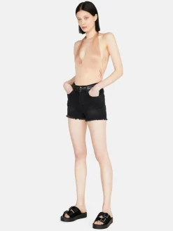 Women Sisley Tops & T-Shirts<Top With Crisscrossed Neck