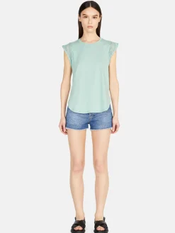 Women Sisley Tops & T-Shirts<Top With Crochet