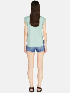 Women Sisley Tops & T-Shirts<Top With Crochet