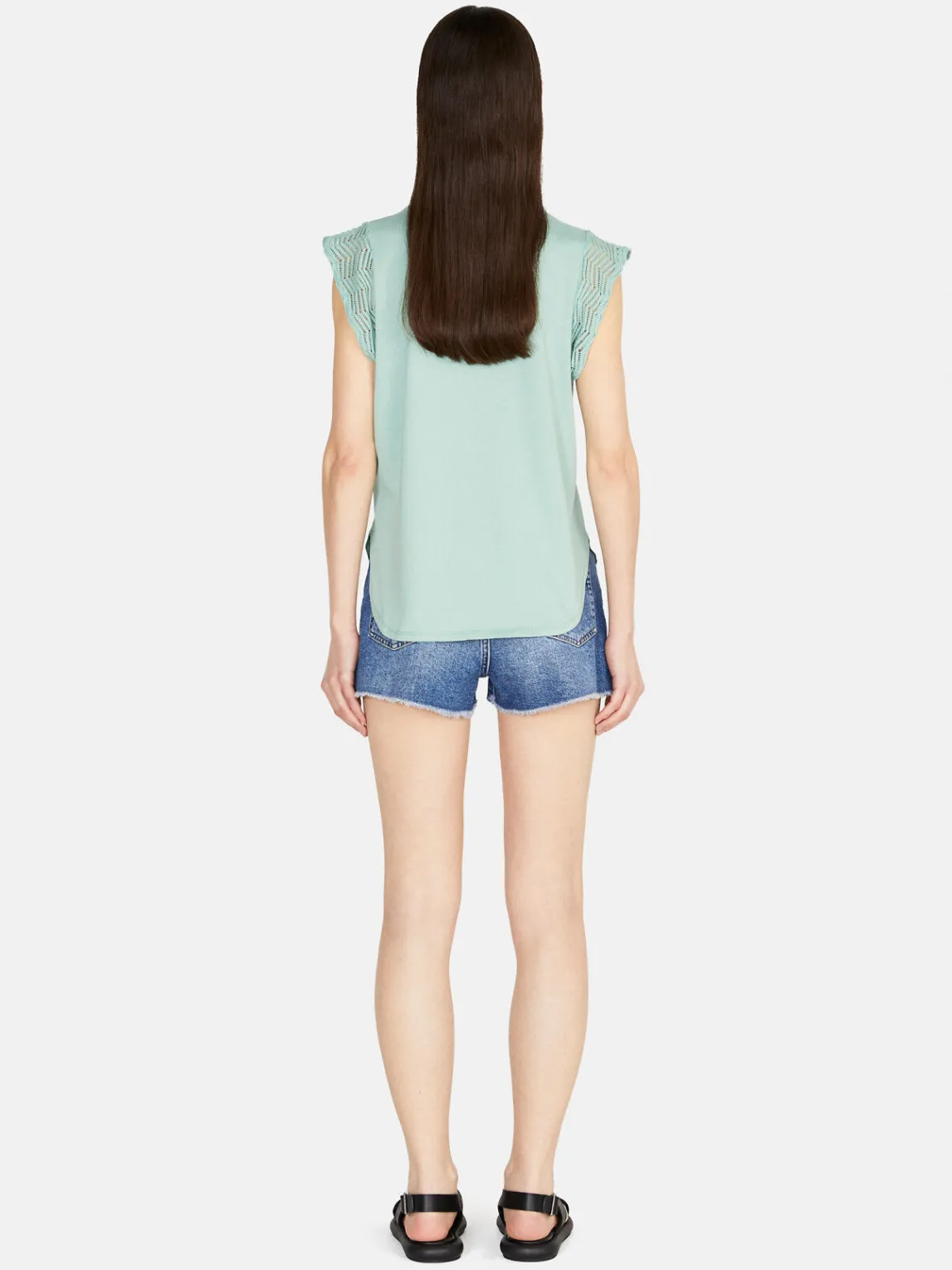 Women Sisley Tops & T-Shirts<Top With Crochet