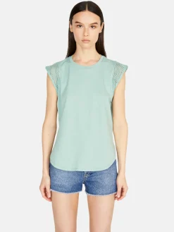 Women Sisley Tops & T-Shirts<Top With Crochet
