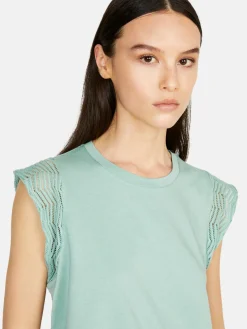 Women Sisley Tops & T-Shirts<Top With Crochet